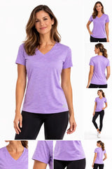 Women's Cooling V-Neck Short Sleeve T-Shirt